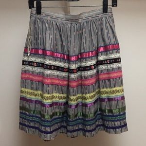 reconstructed vintage skirt